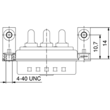 302W2CSXX73G40X CONEC D-Sub Steckverbinder Bild 2