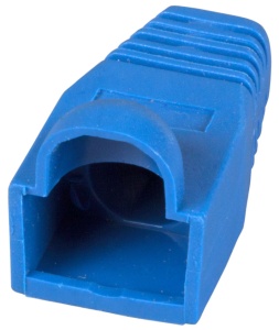 Knickschutztülle, Kabel-Ø 6,6 mm, mit Rasthebelschutz, Kunststoff, blau
