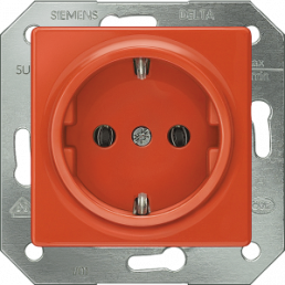 SCHUKO-Steckdose, orange, 16 A/250 V, Deutschland, IP20, 5UB1513
