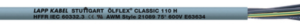 HFFR Steuerleitung ÖLFLEX CLASSIC 110 H 14 G 1,0 mm², AWG 18, ungeschirmt, grau
