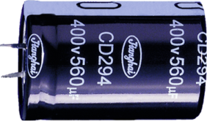 Elektrolytkondensator, 4700 µF, 63 V (DC), ±20 %, radial, RM 10 mm, Ø 30 mm