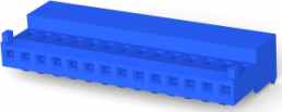 Buchsenleiste, 14-polig, RM 2.54 mm, gerade, blau, 4-643815-4