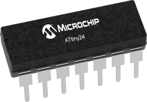 AVR Mikrocontroller, 8 bit, 20 MHz, DIP-14, ATTINY24-20PU