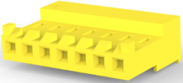 Buchsengehäuse, 7-polig, RM 3.96 mm, gerade, gelb, 3-643818-7