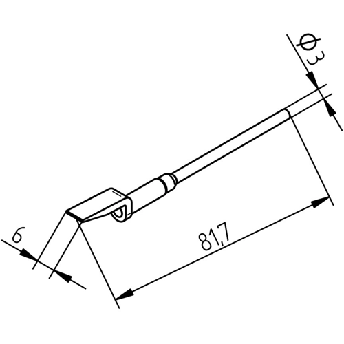0452EDLF060 Ersa Lötspitzen, Entlötspitzen und Heißluftdüsen Bild 2