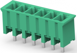 Leiterplattenklemme, 6-polig, RM 3.81 mm, 0,05-2 mm², 11 A, Stift, grün, 284517-6