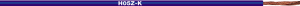 Polymer-Schaltlitze, hochflexibel, halogenfrei, H05Z-K, 0,5 mm², AWG 20, violett, Außen-Ø 2,6 mm