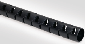Kabelbündelschlauch für industrielle Anwendungen, max. Bündel-Ø 21 mm, 25 m lang, PP, schwarz