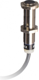 XS1-Indu. Näher.sch. M12, L50 mm, Messing, Sn 2 mm, 12-24 V DC, 2 m Kabel