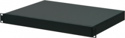 19 Zoll Gehäuse, (B x H x T) 443.7 x 43.65 x 221.45 mm, Stahl, anthrazitgrau, 14821-105