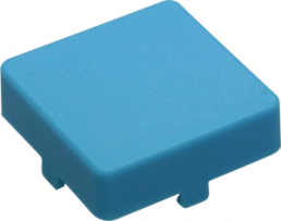 Blende, quadratisch, (L x B x H) 14 x 14 x 5.5 mm, blau, für Kurzhubtaster, 5.46.681.001/0611