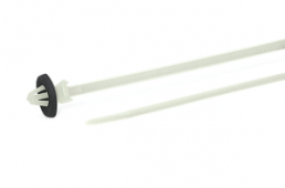 Kabelbinder mit Spreizfuß, Polyamid, (L x B) 163 x 4.6 mm, Bündel-Ø 1.5 bis 35 mm, natur, -40 bis 105 °C