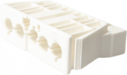 Stecker, 5-polig, Leiterplattenmontage, Federklemmanschluss, 0,5-2,5 mm², weiß, AC 166 GEST/ 5 WS