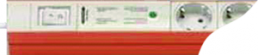 Steckdosenleiste, 5-fach, 2.5 m, 16 A, mit Überspannungsschutz, orange, 03.318.005.6