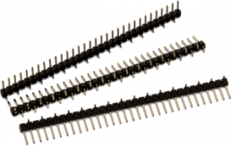 Stiftleiste, 4-polig, RM 2.54 mm, gerade, schwarz, 61000418321