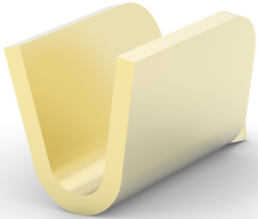 Crimpverbinder, unisoliert, 0,8-2,5 mm², AWG 18,5 bis 13,5, gelb, 5.72 mm
