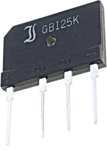 Diotec Brückengleichrichter, 140 V, 10 A, SIL, GBI10D