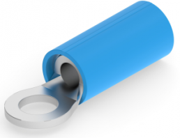 Isolierter Ringkabelschuh, 1,25-1,4 mm², AWG 16, 3.68 mm, M3,5, blau