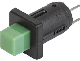 Drucktaster, 1-polig, grün, unbeleuchtet, 0,2 A/60 V, IP40, 0041.8841.5307