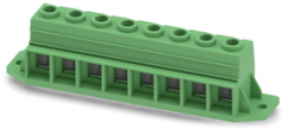 Leiterplattenklemme, 8-polig, RM 15 mm, 0,5-35 mm², 125 A, Schraubanschluss, grün, 1932559