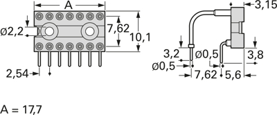 10031368 Fischer Elektronik Halbleiterfassungen, Halterungen Bild 2