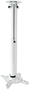 Profi Deckenhalterung für Beamer,ausziehbar, 500-770 mm, weiß