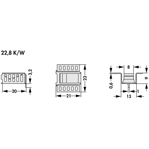 FK 265 MI 220 H Fischer Elektronik Kühlkörper Bild 2