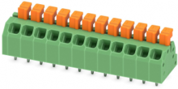 Leiterplattenklemme, 12-polig, RM 3.5 mm, 0,2-0,75 mm², 13.5 A, Federklemmanschluss, grün, 1864383