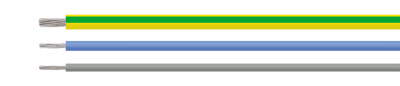 POC-Schaltlitze, hochflexibel, halogenfrei, HELUTHERM 145, 0,5 mm², AWG 20, gelb, Außen-Ø 1,9 mm