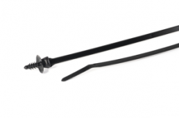 Kabelbinder außenverzahnt, Polyamid, (L x B) 203.2 x 5.08 mm, Bündel-Ø 2 bis 50 mm, schwarz, UV-beständig, -40 bis 105 °C