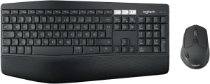 Logitech Tastatur/Maus Set MK850, Wireless, Unifying, schwarz, Performance, DE, Optisch, 1000 dpi