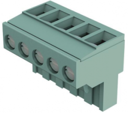 Leiterplattensteckverbinder, 2-polig, RM 5 mm, gerade, grün, 14310216402000