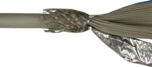 Flachbandleitung, 34-polig, RM 1.27 mm, 0,09 mm², AWG 28, PVC, grau