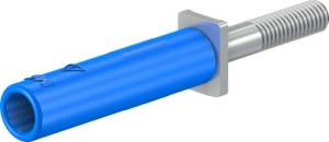 Einschraub-Adapter mit Außengewinde M3,5, blau