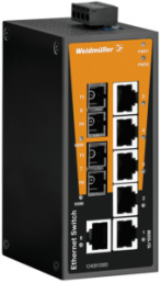 Ethernet Switch, unmanaged, 8 Ports, 100 Mbit/s, 12-48 VDC, 1240910000