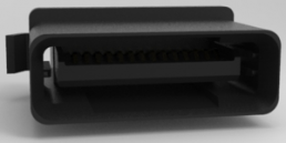 Buchsenleiste, 14-polig, RM 1.5 mm, gerade, schwarz, 1-1612257-4