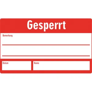 088.53-9-30X50-A Schlemmer Prüfplaketten, Schilder und Bänder