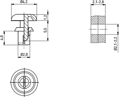 072.21.121 Ettinger Nieten, Dübel Bild 2