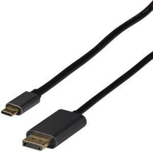 USB Typ C - DP1.4 Kabel, USB Typ-C Stecker - DP20 Stecker, 8K@60Hz, 2m