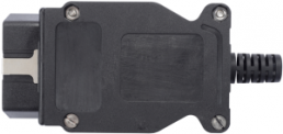 Set OBD-Stecker, für Kabel-Ø bis 8 mm, schwarz