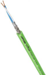 PUR Ethernet-Kabel, Ethernet/Ethernet-APL, 2-adrig, AWG 19, grün, 2170920