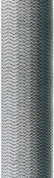 Kunststoff-Geflechtschlauch, Innen Ø 36 mm, Bereich 34-60 mm, grau, halogenfrei, -50 bis 175 °C