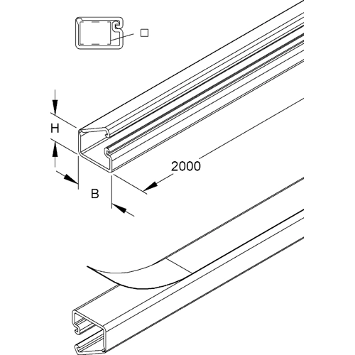 LCD71.6 Kleinhuis Kabelkanäle Bild 2