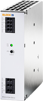 PCC-0124-050-2 Block DIN Rail Power Supplies