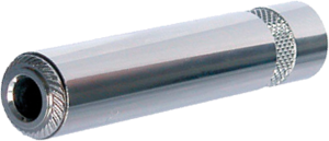 6.35 mm Klinkenkupplung, 3-polig (stereo), Lötanschluss, Metall, NYS2203P