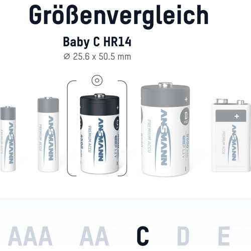 5035352 Ansmann Rundzellen-Akkus, 9V-Block-Akkus Bild 3