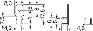 72892 Flachstecker