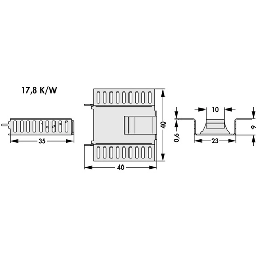 FK 279 MI 247 V Fischer Elektronik Kühlkörper Bild 2