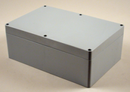 Polycarbonat Gehäuse, (L x B x H) 240 x 160 x 90 mm, grau (RAL 7046), IP66, 1554VA2GY