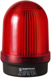 Dauerleuchte, Ø 57 mm, rot, 12-230 V AC/DC, Ba15d, IP65